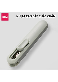 Set kẹp giấy 8 ghim thay thế Deli, kẹp cố định giấy bằng thép không gỉ, kẹp tài liệu hồ sơ văn phòng chắc chắn tái sụng