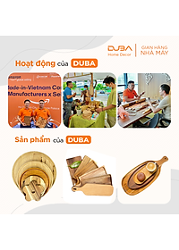 Thớt gỗ teak màu tự nhiên, thớt kháng khuẩn, thớt teak với độ bền vượt trội so với thớt gỗ nghiến - Chính hãng DUBA