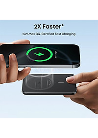 Sạc dự phòng Anker MagGo Nano Power Bank Card-Like Slim Magnetic 1C 15W 5000mAh A1665 - Hàng chính hãng