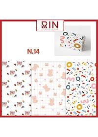 Giấy bọc sách vở / Giấy gói quà / giấy bao tập / giấy bao vở học sinh, sinh viên size A4, B5, A5 cao cấp – 24 cuốn