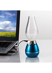 Đèn Dầu Cảm Ứng Điện Tử LED Thổi Bật/Tắt, Sử Dụng Pin Sạc (Giao màu ngẫu nhiên)