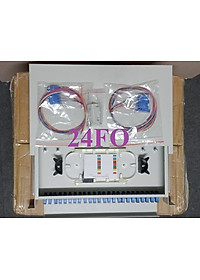 Hộp phối quang 24 sợi, SC Single mode, đầy đủ phụ kiện. Hàng chính hãng