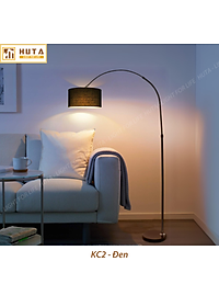 Đèn Cây Đứng HUTA KC2 Thân Cong, Trang Trí Phòng Khách Phòng Ngủ, Sofa, Góc Tường, Cao Cấp Sang Trọng, Đèn Vàng Bóng Led Tiết Kiệm Điện