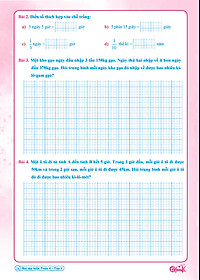 Combo Sách - Bài tập tuần Toán 4 tập 1 + 2