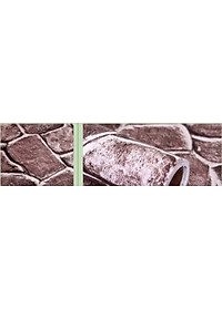 5m giấy decal cuộn đá 3d màu nâuDT58(45x500cm)