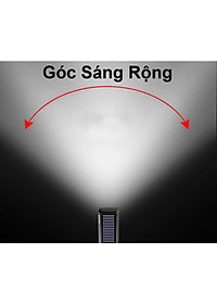 Đèn xe đạp năng lượng mặt trời Kiotool có còi chống nước 3 chế độ sáng