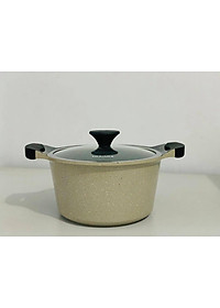 Nồi Đá Stone 7 Lớp Cao Cấp 24cm Thành Cao  LCA6244D (cam kết hàng chính hãng)