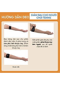 Đai quấn khuỷu tay loại vừa Phiten metax elbow band middle AP246003/AP246004/AP246005