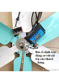 Bộ điện gió tự chế 12v-24v/300w sải cánh 1.3m