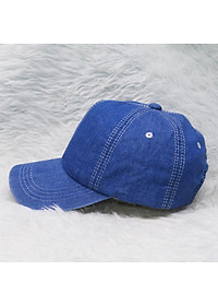 Nón kết jean trơn nam nữ bụi, vải jean bền đẹp, dễ dàng điều chỉnh size, khóa gài cứng cáp, sang trọng