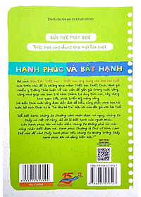 Sách Bữa Tiệc Triết Học - Triết Học Ứng Dụng Cho Mọi Lứa Tuổi - Hạnh Phúc Và Bất Hạnh