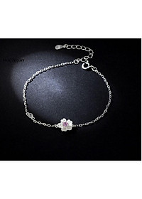 Lắc tay bạc 925 Huệ Ngân - Hoa anh đào RYB140090