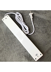 Ổ Cắm 6 Lỗ 3 Chấu Dây 5 Mét Điện Quang ĐQ ESK 5WR 63ECO - Trắng Đỏ