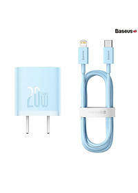Bộ Sạc Nhanh 20W Baseus GaN5 Fast Charger 1C cho iPhone/Samsung (PD/ QC Multi Quick Charge Support, Smart Protect) - Hàng chính hãng