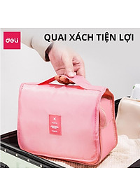 Túi Đựng Mỹ Phẩm Du Lịch Có Móc Treo Nhiều Ngăn Tiện Lợi Deli - Túi Đựng Đồ Cá Nhân Đồ Trang Điểm Đa Năng Chống Thấm Nước - VS640