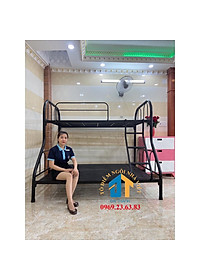 Giường sắt 2 tầng trên 1m2 dưới 1m6 Đại Thành
