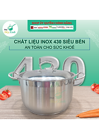 Nồi Luộc Gà Fivestar Nắp Inox + Tặng 5 Muỗng Ăn Inox - Bạc