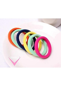 Combo 10 Dây Buộc Tóc Thun Siêu mền đủ màu