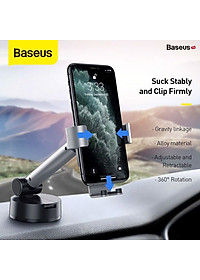 Gía đỡ điện thoại gắn taplo hoặc kính lái ô tô nhãn hiệu Baseus SUYL-JY01 - Hàng Nhập Khẩu