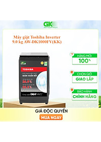 Máy giặt cửa trên Toshiba Inverter 9.0 kg AW-DK1000FV(KK) Model 2020 - Chỉ giao HCM