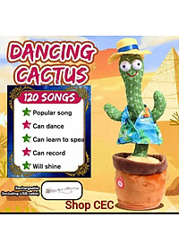 Cây Xương Rồng Nhảy Múa Nhái Giọng Sạc Pin