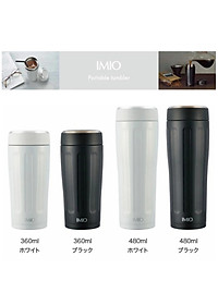 Ly inox giữ nhiệt cao cấp Imio 360ml/ 480ml - Hàng nội địa Nhật Bản |nhập khẩu chính hãng|