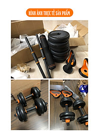 Bộ Tạ Tay Đa Năng Điều Chỉnh 30Kg Composite  6 Trong 1 FED-130220 Cao Cấp Đại Nam Sport