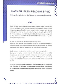 Sách Hackers IELTS Basic- Reading