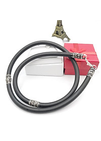 Dây Chuyền Vòng Cổ Nam Bọc Bạc Thật Nam Tính Thể Thao - BẠC HIỂU MINH DCS038S