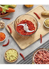 Máy xay thịt đa năng SEKA SK2288 công suất 500W, cối thuỷ tinh dao 4 lưỡi hàng chính hãng