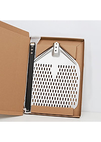 Aluminum Metal Pizza Peel for Easy Storage, Gourmet Luxury Pizza Paddle for Baking Homemade Pizza Bread