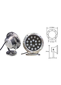 Đèn LED Âm Nước Công Suất 18W GSN18 GS Lighting (Ánh sáng Vàng)