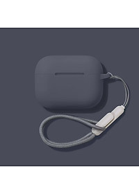 Case vỏ ốp bọc tai nghe dành cho Airpods 4, airpod Pro 2 silicon kèm dây đeo - HÀNG CHÍNH HÃNG