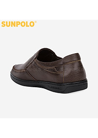 Giày Lười Nam Da Bò SUNPOLO SU4010 (Đen, Nâu)