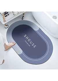 Thảm Lau Chân, COMBO 2 CHIẾC, Thảm Chùi Chân Silicon Siêu Thấm Nước, Chống Trượt, Thảm Phòng Khách, Nhà Tắm