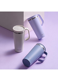Bình giữ nhiệt LocknLock Daily Handle Tumbler LHC4330 - Có quai cầm - Nắp trượt