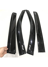 Bộ vè che mưa Fashion cho Mazda BT50, BT-50 nhựa ABS cao cấp