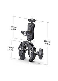  Ulanzi R094 / Ulanzi R096 - Kẹp Đa Năng Xoay 360°, Chịu Tải 1.5 Kg- Hàng chính hãng