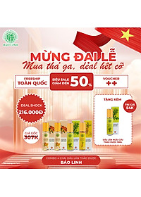 Dầu Lăn Gừng Thảo Dược Bảo Linh 10ml - Xoa bóp, giảm đau đầu, đau cơ, căng thẳng, mệt mỏi, đau cổ vai gáy