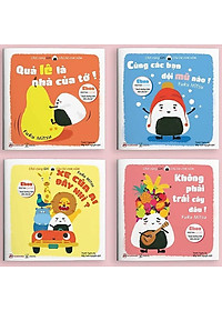 Combo 7 cuốn sách Ehon Chơi cùng cáo Ken và Chơi cùng Giri - Chú bé cơm nắm phần 1