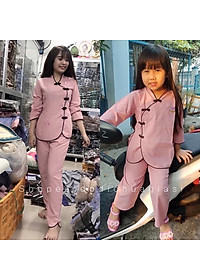 Đồ Lam Đi Chùa # Tàu Xéo Cho Mẹ & Bé # Đồ Bộ Bé # Quần Áo Bé Gái