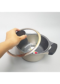 Nồi Đá Stone 7 Lớp Cao Cấp 24cm Thành Cao  LCA6244D (cam kết hàng chính hãng)