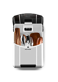 Hộp đựng đũa thìa muỗng dao khử khuẩn chống ẩm mốc dán tường , máy sấy dụng cụ nhà bếp tiệt trùng bằng tia UV - gia dụng thông minh