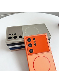 Ốp Lưng Từ Tính Cho Galaxy S25 Ultra / S24 Ultra Nhựa Cứng Mờ Tráng Gương - BUM STORE GALAXY CASE