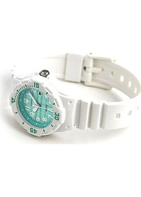 Đồng Hồ Nữ Dây Nhựa Casio LRW-200H-3CVDF - Trắng Xanh