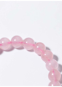 Vòng tay đá thạch anh hồng charm bạc ngôi sao 6 cánh mệnh hỏa, thổ - Ngọc Quý Gemstones