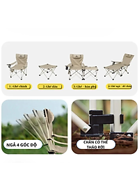 Ghế xếp gọn thư giãn kèm bàn đa năng Naturehike CNK2350JJ011