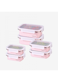 Hộp đựng thực phẩm LocknLock LST511 nhiều size, Hàng chính hãng, thép không gỉ, khóa cạnh chắc chắn - JoyMall