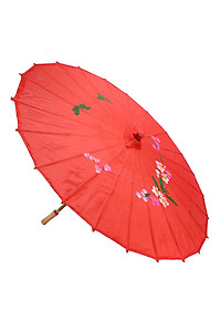 Dù cán gỗ Nhật Bản - Màu đỏ