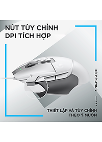 Chuột game có dây Logitech G502 X  – switch LIGHTFORCE hybrid, Cảm biến Hero 25K, 13 nút macro, tương thích Windows/Mac OS - Hàng chính hãng